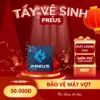 Tẩy vệ sinh mặt vợt PREUS