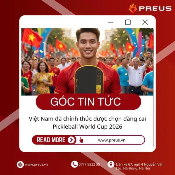 Việt Nam đăng cai World Cup Pickleball 2026