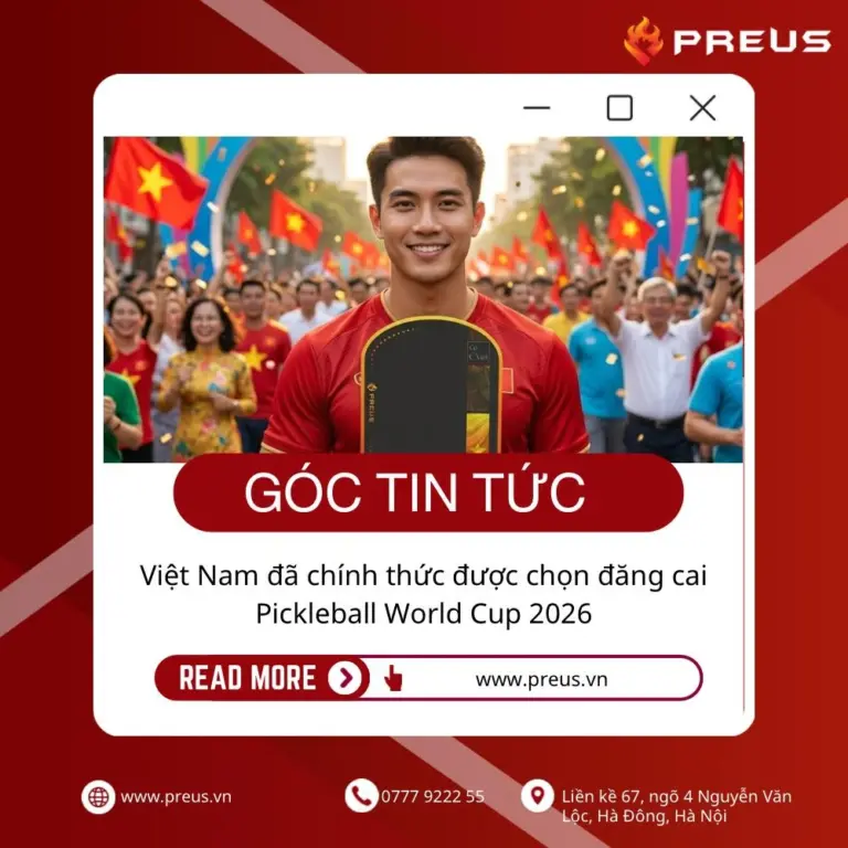 Việt Nam đăng cai World Cup Pickleball 2026