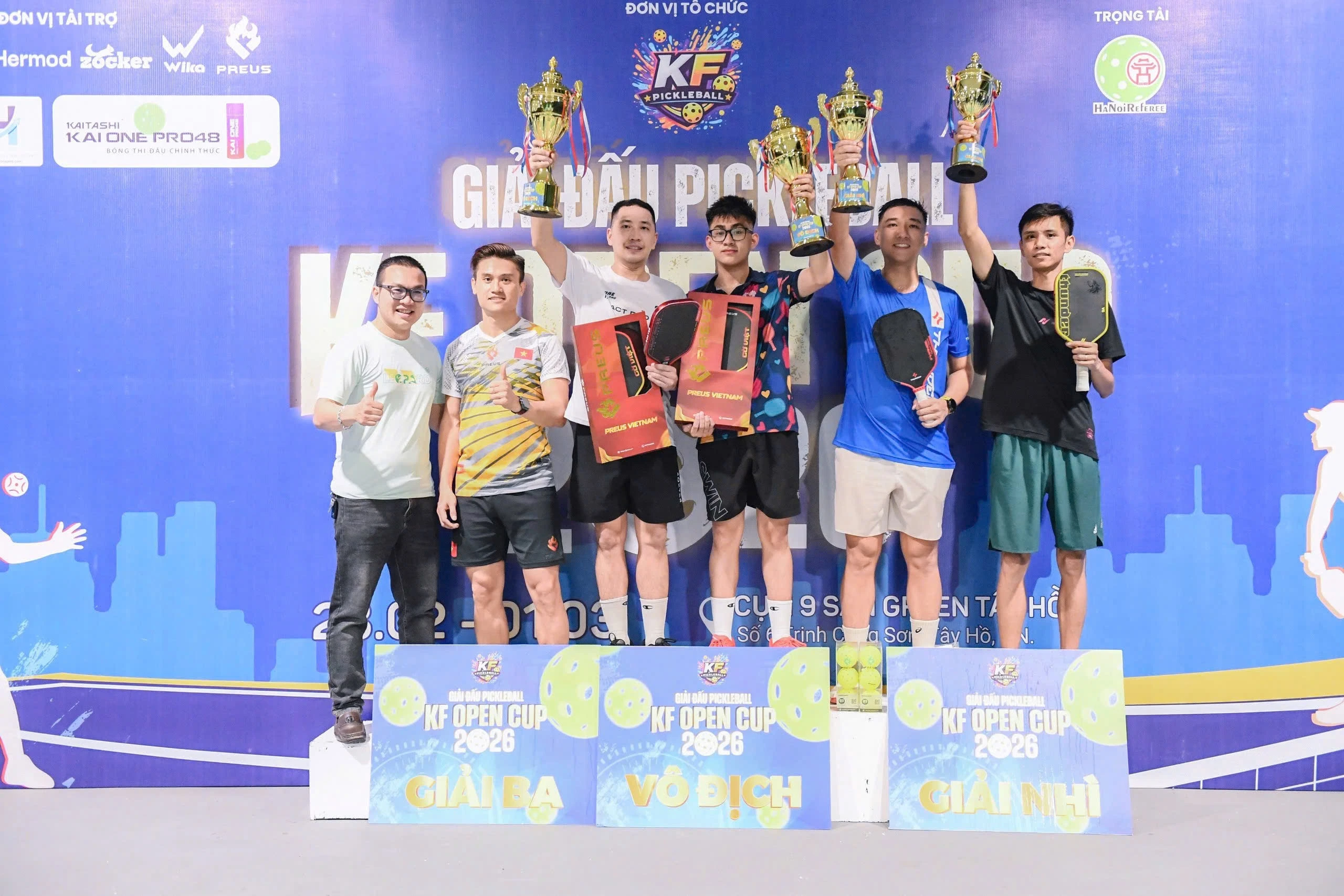 PREUS TRỞ THÀNH NHÀ TÀI TRỢ CHÍNH THỨC TẠI KF OPEN CUP 2026, LAN TỎA TINH THẦN PICKLEBALL VIỆT