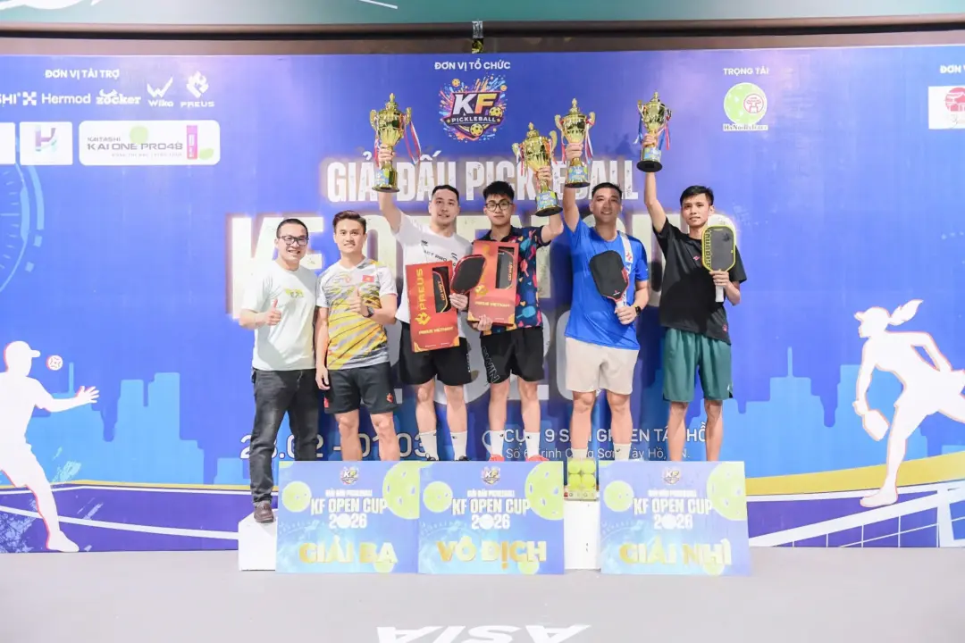 PREUS TRỞ THÀNH NHÀ TÀI TRỢ CHÍNH THỨC TẠI KF OPEN CUP 2026, LAN TỎA TINH THẦN PICKLEBALL VIỆT