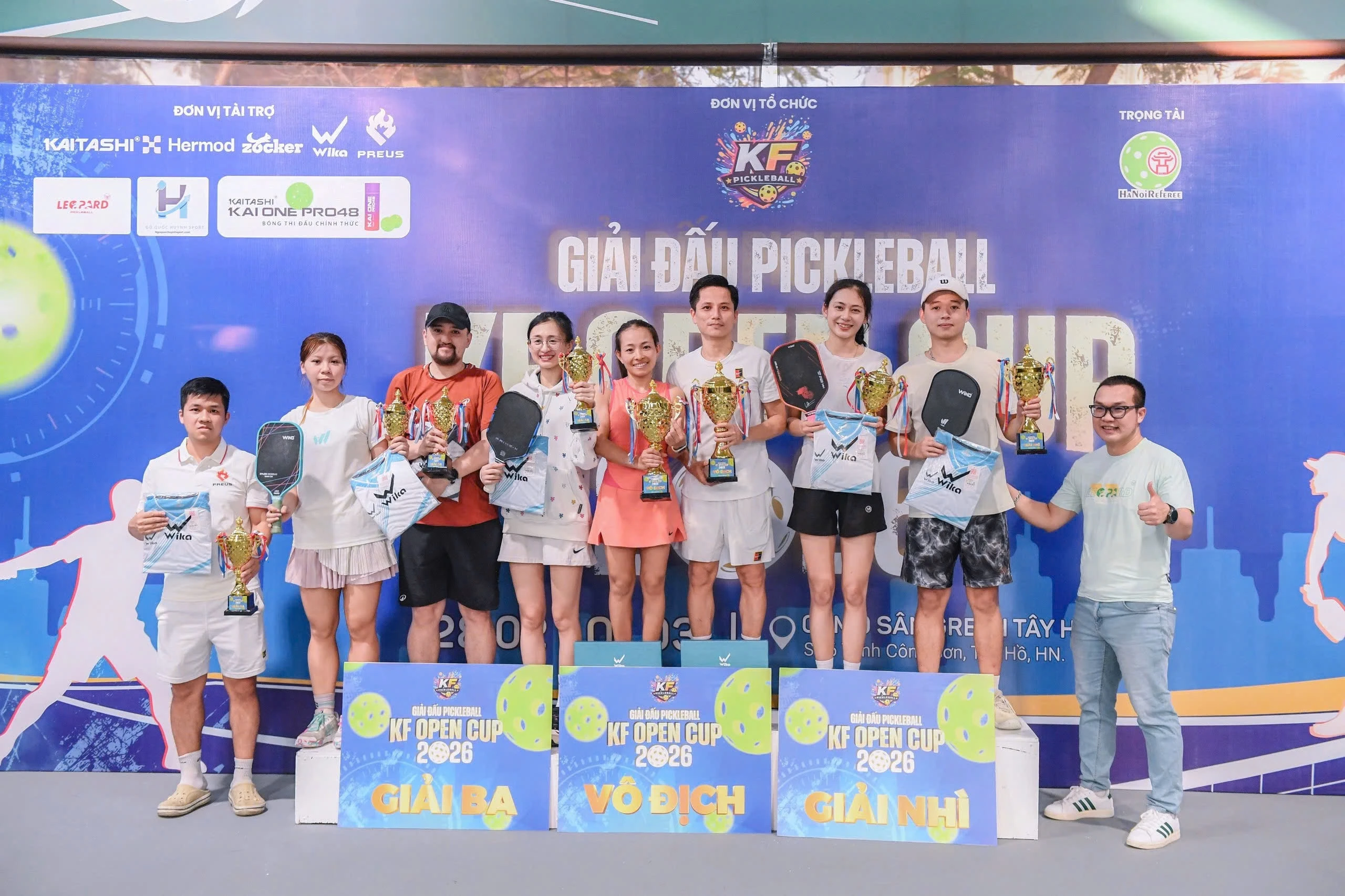 PREUS TRỞ THÀNH NHÀ TÀI TRỢ CHÍNH THỨC TẠI KF OPEN CUP 2026, LAN TỎA TINH THẦN PICKLEBALL VIỆT